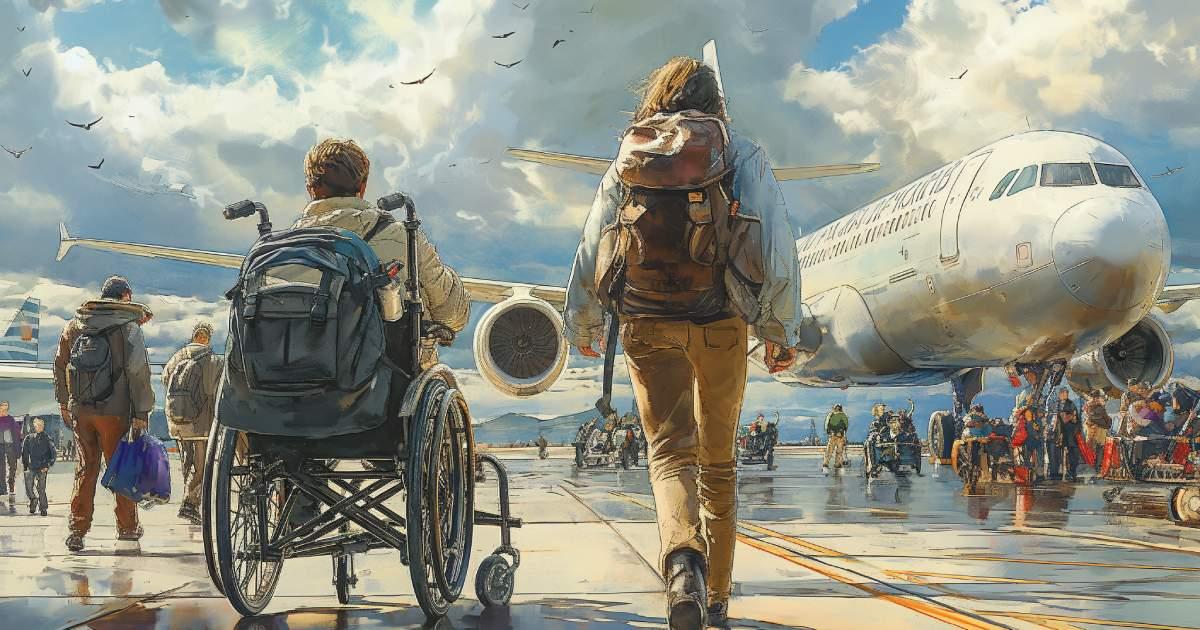Flugreisen mit Krankheit und Behinderung meistern